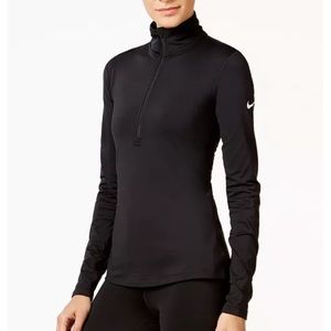 Nike Pro Warm Dri-FIT Fleece-Lined Half-Zip Top